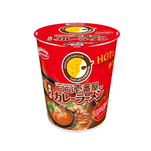 Acecook tall cup CoCo Ichibanya supervised spicy curry ramen