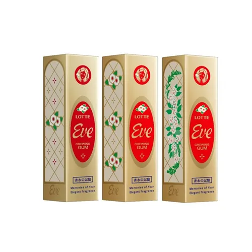 Lotte Eve retro perfume gum with floral scent