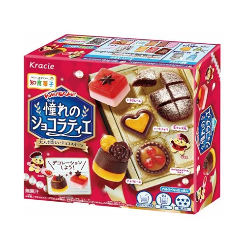 Poppin' Cookin My Dream Chocolatier kit with assorted miniature chocolate creations