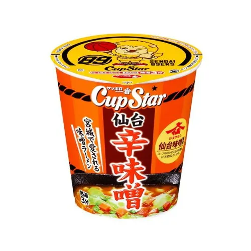 Cup Star Sendai Spicy Miso Ramen Using Sendai Miso