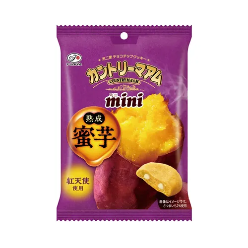 Fujiya Country Ma'am Mini Aged Sweet Potato soft cookies (grab-and-go pouch)