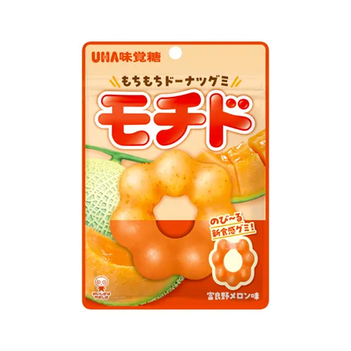 Mochido gummy candy with sweet Furano melon flavor