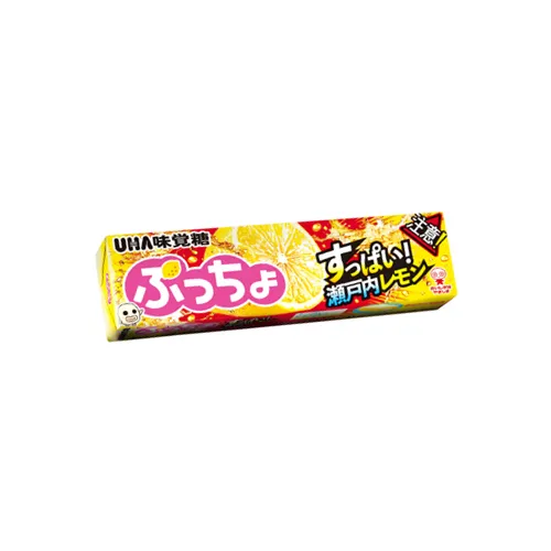 Puccho stick candy with tart Setouchi lemon flavor