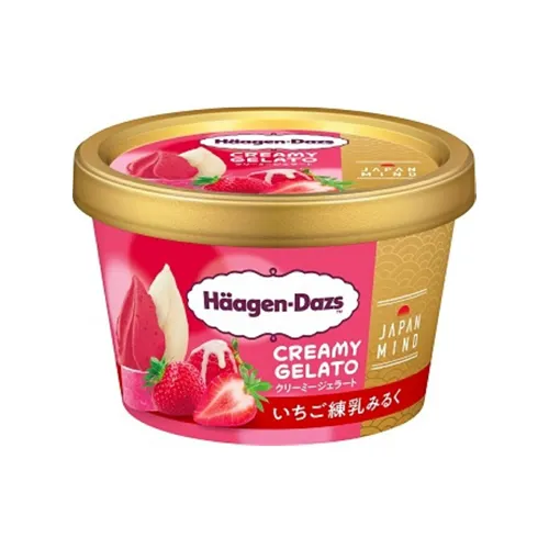 Häagen-Dazs Creamy Gelato – Strawberry Condensed Milk