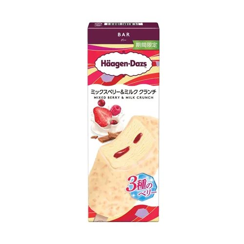 Häagen-Dazs Mixed Berry & Milk Crunch Bar